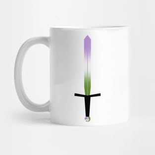 Genderqueer Sword Mug